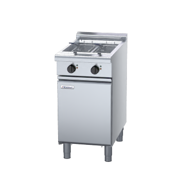 Waldorf 800 Series FNL8224E - 450mm Twin Pan Electric Fryer Low Back Version