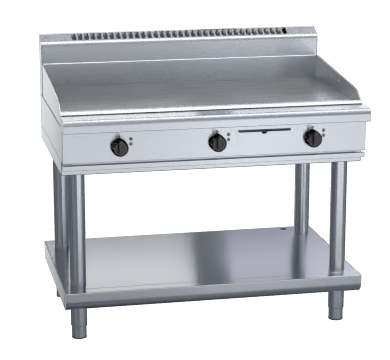 Waldorf 800 Series GP8120E-LS - 1200mm Electric Griddle - Leg Stand
