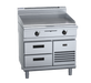 Waldorf 800 Series GP8900E-RB - 900mm Electric Griddle - Refrigerated Base