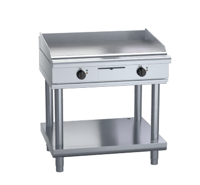 Waldorf 800 Series GPL8900E-LS - 900mm Electric Griddle Low Back Version - Leg Stand