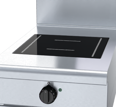 Waldorf 800 Series IN8100F-LS - 450mm Electric Induction Cooktop - Leg Stand