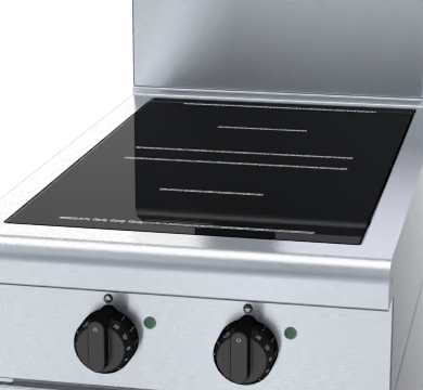 Waldorf 800 Series IN8200R3-CB - 450mm Electric Induction Cooktop - Cabinet Base