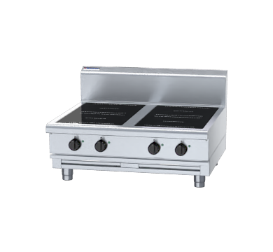 Waldorf 800 Series IN8400R5-B - 900mm Electric Induction Cooktop Low Back Version - Bench Model