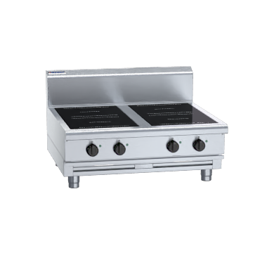 Waldorf 800 Series IN8400R5-B - 900mm Electric Induction Cooktop Low Back Version - Bench Model