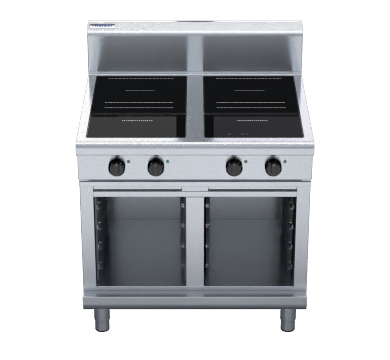 Waldorf 800 Series IN8400R5-CB - 900mm Electric Induction Cooktop Low Back Version - Cabinet Base