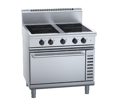 Waldorf 800 Series IN8410ECR5 - 900mm Induction Range Convection Oven