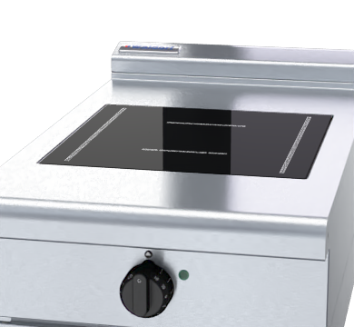 Waldorf 800 Series INL8100F-LS - 450mm Electric Induction Cooktop Low Back Version - Leg Stand