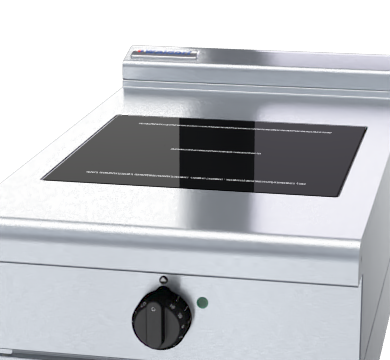 Waldorf 800 Series INL8100R3-B - 450mm Electric Induction Cooktop Low Back Version - Bench Model