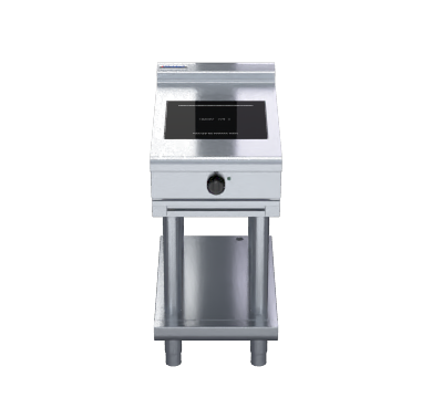 Waldorf 800 Series INL8100R3-LS - 450mm Electric Induction Cooktop Low Back Version - Leg Stand