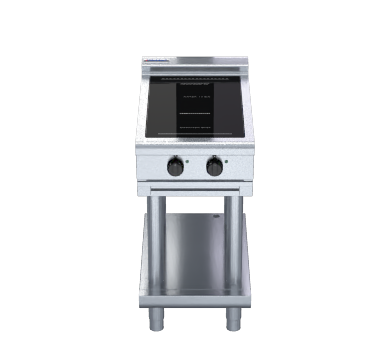 Waldorf 800 Series INL8200F-LS - 450mm Electric Induction Cooktop Low Back Version - Leg Stand