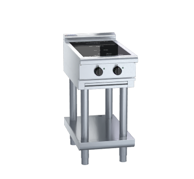 Waldorf 800 Series INL8200F-LS - 450mm Electric Induction Cooktop Low Back Version - Leg Stand