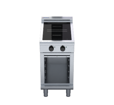 Waldorf 800 Series INL8200R3-CB - 450mm Electric Induction Cooktop Low Back Version - Cabinet Base
