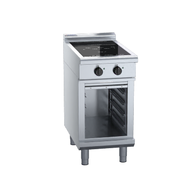 Waldorf 800 Series INL8200R3-CB - 450mm Electric Induction Cooktop Low Back Version - Cabinet Base