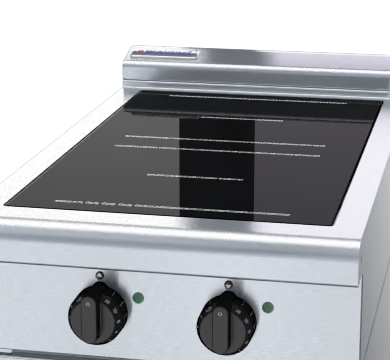 Waldorf 800 Series INL8200R3-CB - 450mm Electric Induction Cooktop Low Back Version - Cabinet Base