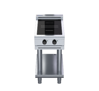 Waldorf 800 Series INL8200R3-LS - 450mm Electric Induction Cooktop Low Back Version - Leg Stand