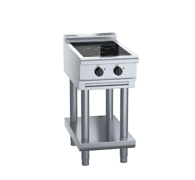 Waldorf 800 Series INL8200R3-LS - 450mm Electric Induction Cooktop Low Back Version - Leg Stand