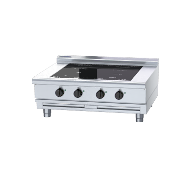 Waldorf 800 Series INL8400F-B - 900mm Electric Induction Cooktop Low Back Version - Bench Model