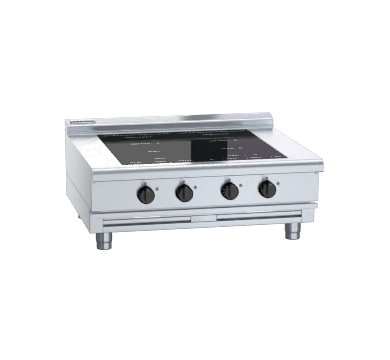 Waldorf 800 Series INL8400F-B - 900mm Electric Induction Cooktop Low Back Version - Bench Model