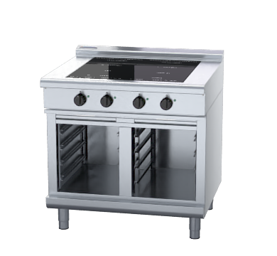 Waldorf 800 Series INL8400F-CB - 900mm Electric Induction Cooktop Low Back Version - Cabinet Base