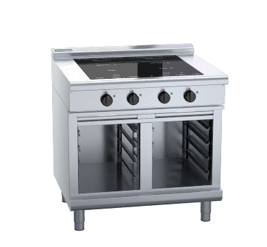 Waldorf 800 Series INL8400F-CB - 900mm Electric Induction Cooktop Low Back Version - Cabinet Base