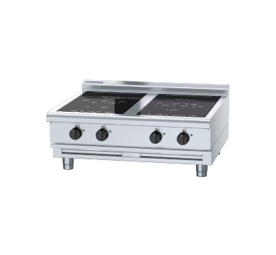 Waldorf 800 Series INL8400R3-B - 900mm Electric Induction Cooktop Low Back Version - Bench Model