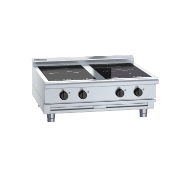 Waldorf 800 Series INL8400R3-B - 900mm Electric Induction Cooktop Low Back Version - Bench Model
