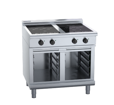 Waldorf 800 Series INL8400R3-CB - 900mm Electric Induction Cooktop Low Back Version - Cabinet Base