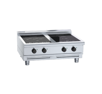 Waldorf 800 Series INL8400R3F-B- 900mm Electric Induction Cooktop Low Back Version - Bench Model