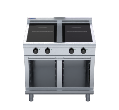 Waldorf 800 Series INL8400R5-CB - 900mm Electric Induction Cooktop Low Back Version - Cabinet Base