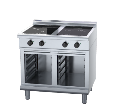 Waldorf 800 Series INL8400R5-CB - 900mm Electric Induction Cooktop Low Back Version - Cabinet Base