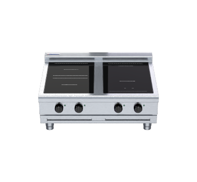 Waldorf 800 Series INL8400R5F-B- 900mm Electric Induction Cooktop Low Back Version - Bench Model