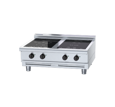 Waldorf 800 Series INL8400R5F-B- 900mm Electric Induction Cooktop Low Back Version - Bench Model