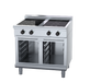 Waldorf 800 Series INL8400R5F-CB - 900mm Electric Induction Cooktop Low Back Version - Cabinet Base