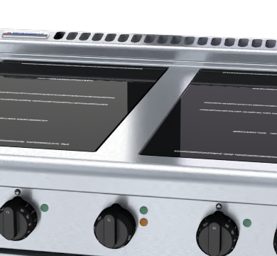Waldorf 800 Series INL8410ECR5F - 900mm Induction Range Convection Oven Low Back Version