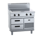 Waldorf 800 Series RN8104E-RB - 900mm Electric Solid Top - Refrigerated Base