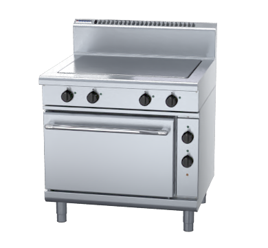 Waldorf 800 Series RN8114EC - 900mm Electric Solid Top Convection Oven Range
