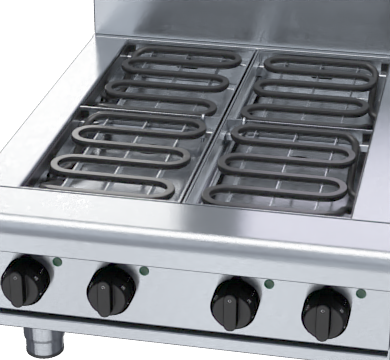 Waldorf 800 Series RN8400E-B - 600mm Electric Cooktop Bench Model