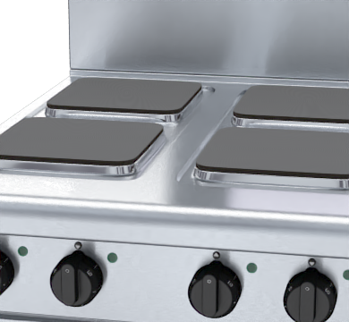 Waldorf 800 Series RN8400SE-B- 600mm Electric Cooktop Sealed Hobs - Bench Model