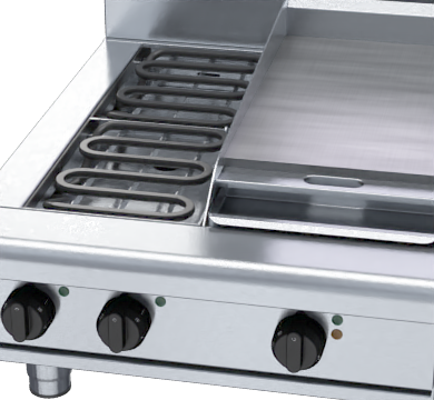 Waldorf 800 Series RN8403E-B - 600mm Electric Cooktop Bench Model