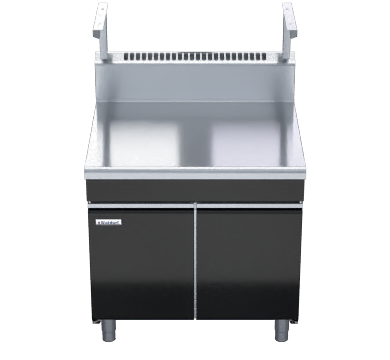 Waldorf Bold BTB8900S-CD - 900mm Bench Top With Salamander Support - Cabinet Base