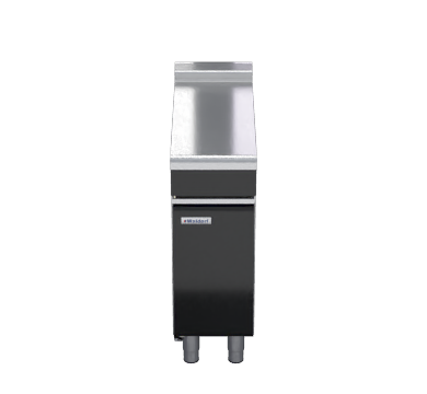 Waldorf Bold BTLB8300-CD - 300mm Bench Top Low Back Version - Cabinet Base With Fixed Front Panel