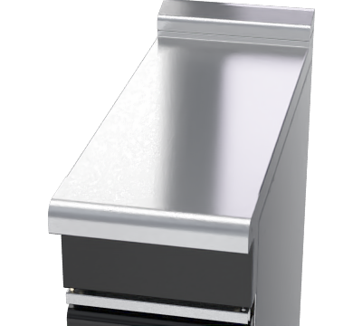 Waldorf Bold BTLB8300-CD - 300mm Bench Top Low Back Version - Cabinet Base With Fixed Front Panel