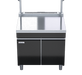 Waldorf Bold BTLB8900S-CD - 900mm Bench Top With Salamander Support Low Back Version - Cabinet Base
