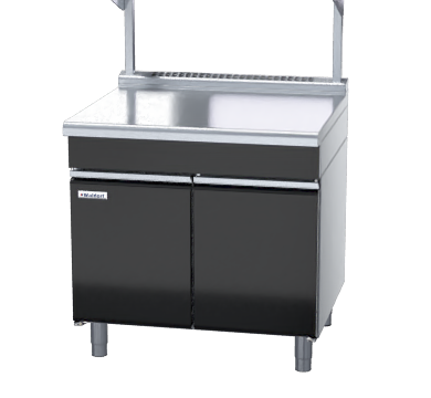 Waldorf Bold BTLB8900S-CD - 900mm Bench Top With Salamander Support Low Back Version - Cabinet Base