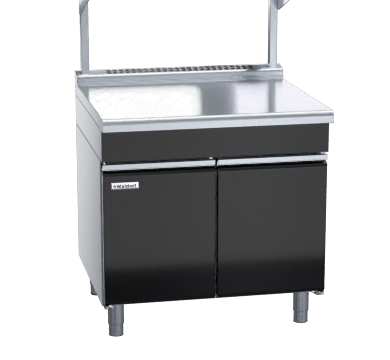 Waldorf Bold BTLB8900S-CD - 900mm Bench Top With Salamander Support Low Back Version - Cabinet Base