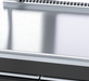 Waldorf Bold BTLB8900S-CD - 900mm Bench Top With Salamander Support Low Back Version - Cabinet Base