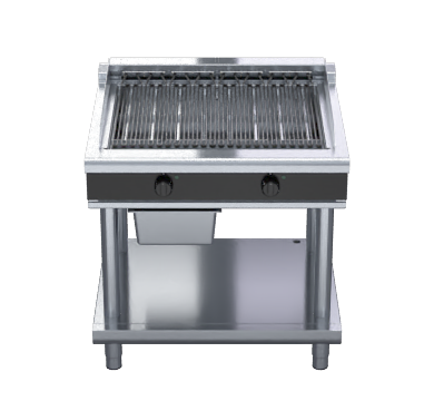 Waldorf Bold CHLB8900ED-LS - 900mm Electric Chargrill Low Back Version - Leg Stand