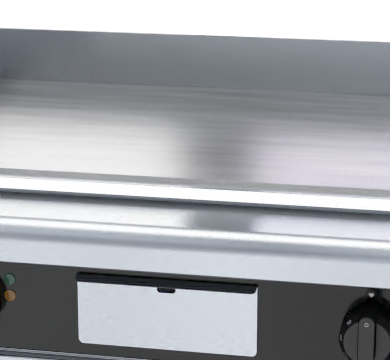 Waldorf Bold GPLB8900E-B - 900mm Electric Griddle Low Back Version - Bench Model