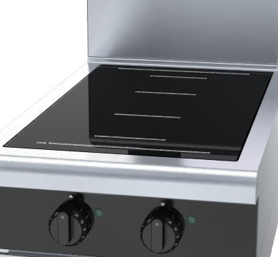 Waldorf Bold INB8200F-LS - 450mm Electric Induction Cooktop - Leg Stand