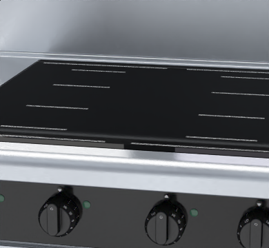 Waldorf Bold INB8400F-B - 900mm Electric Induction Cooktop - Bench Model
